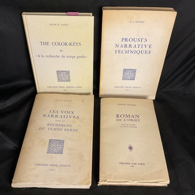 #ad Proustian 4 Book Lot French Literary Guides Legacy Classic Rogers Pasco Muller $169.59