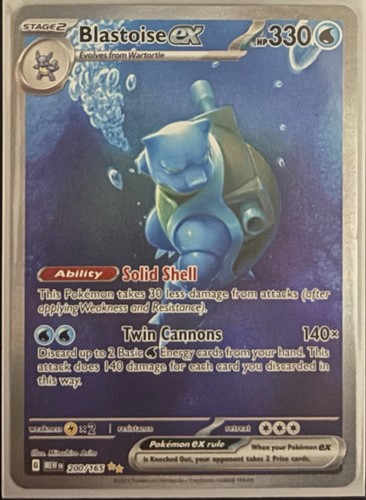 PACK FRESH Pokemon 151 Blastoise ex 200/165 Special Illustration Rare SIR