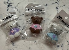 Teddy Bear With Heart Sweaters Erasers - New