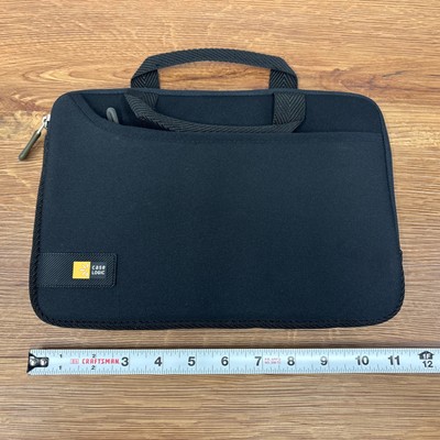 Case Logic Carrying Case For ipad Air 11 Tablets Black With Handles & Pocket Zip