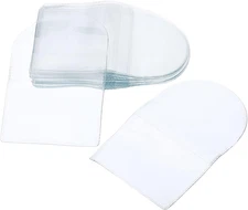 PATIKIL 3" X 3" Coin Sleeves Holders, 100 Pack Pocket Coin Flip Single Coin Prot