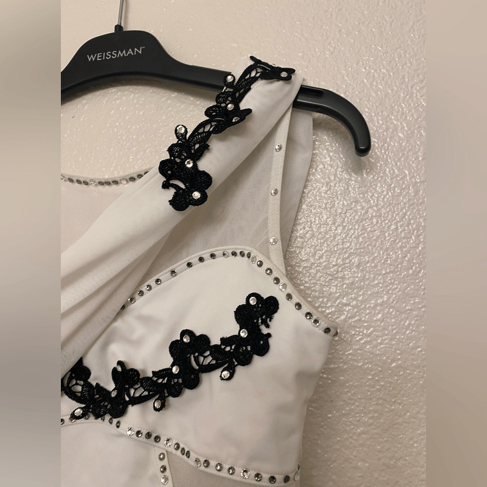 WEISSMAN Balera custom Dance white black Costume … - image 4