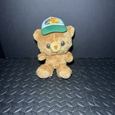 Bass Pro Shops Trucker Hat Bear Plush Stuffed Animal Toy 8  
