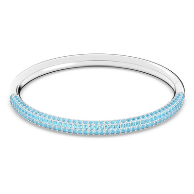 NEU UND VERPACKT Swarovski Dextera Armreif blau, Edelstahl kleine Geschenktüte 135,00 £