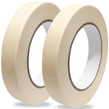 General Purpose Masking Tape for Painting, Arts,Labeling,0.75Inch 55Yard 2 Rolls