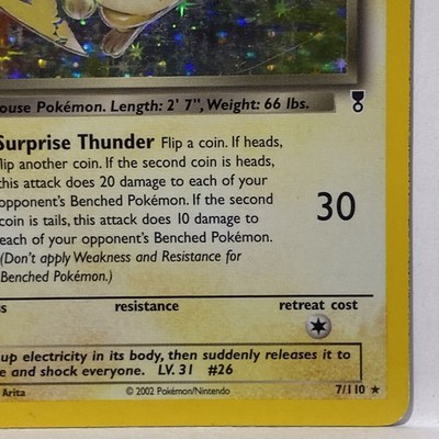 Pokémon TCG English Card Legendary Collection Dark Raichu 7/110
