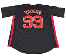 CHARLIE SHEEN SIGNED RICK VAUGHN "MAJOR LEAGUE" MOVIE JERSEY - PSA COA