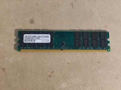 4GB DDr2 800 PC2-6400U D2L0800x4-D4G Retro Arbeitsspeicher NUR FÜR AMD!