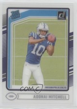 2024 Panini Clearly Donruss Rated Rookie Adonai Mitchell #71 1iu8