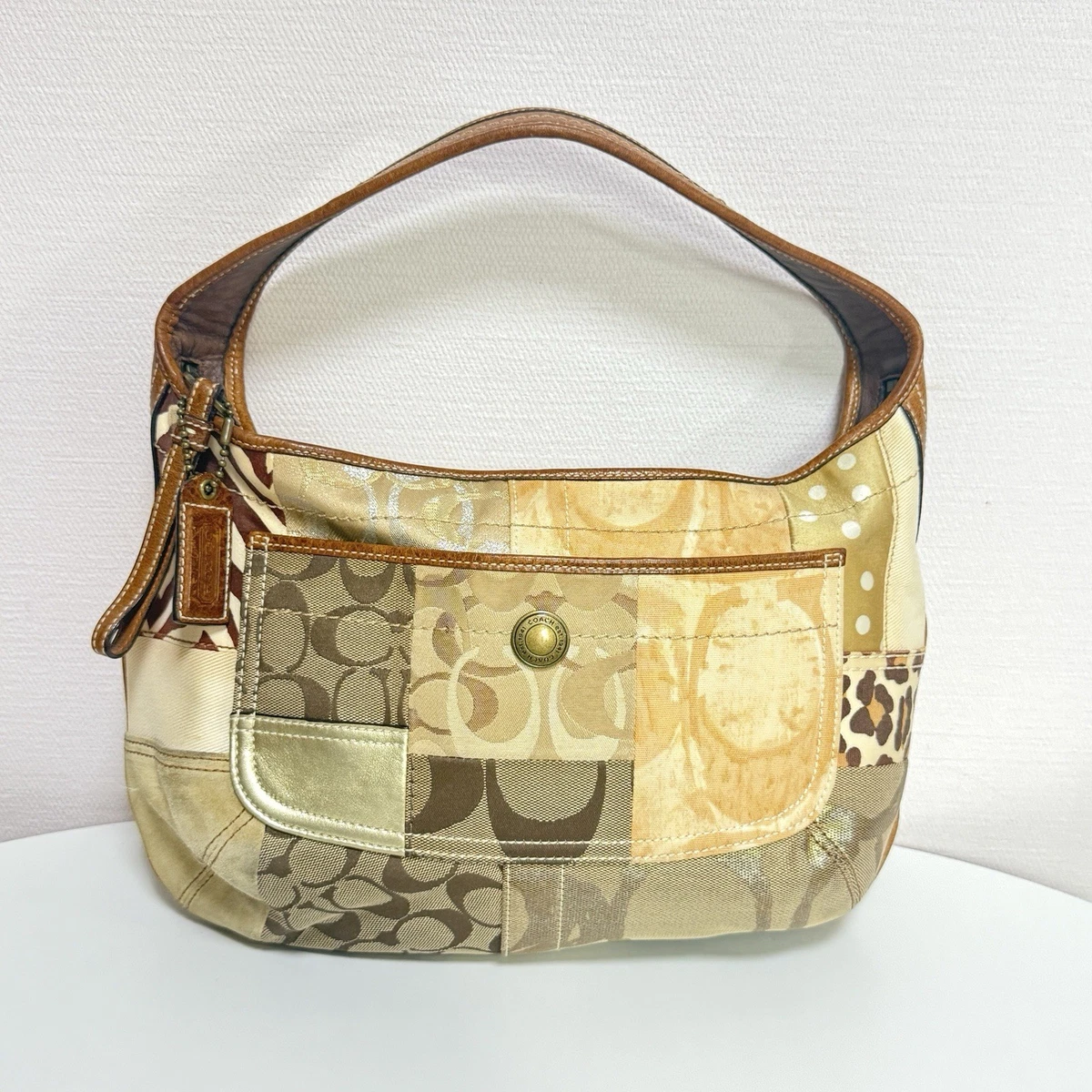 Coach Patchwork Hobo Bag Brown Bags & Handbags for Women for sale