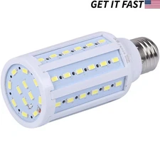 10-Pack 75W Eq. LED Bulb 60-Chip Corn Light E26 1100lm 10W Cool Daylight 6000K