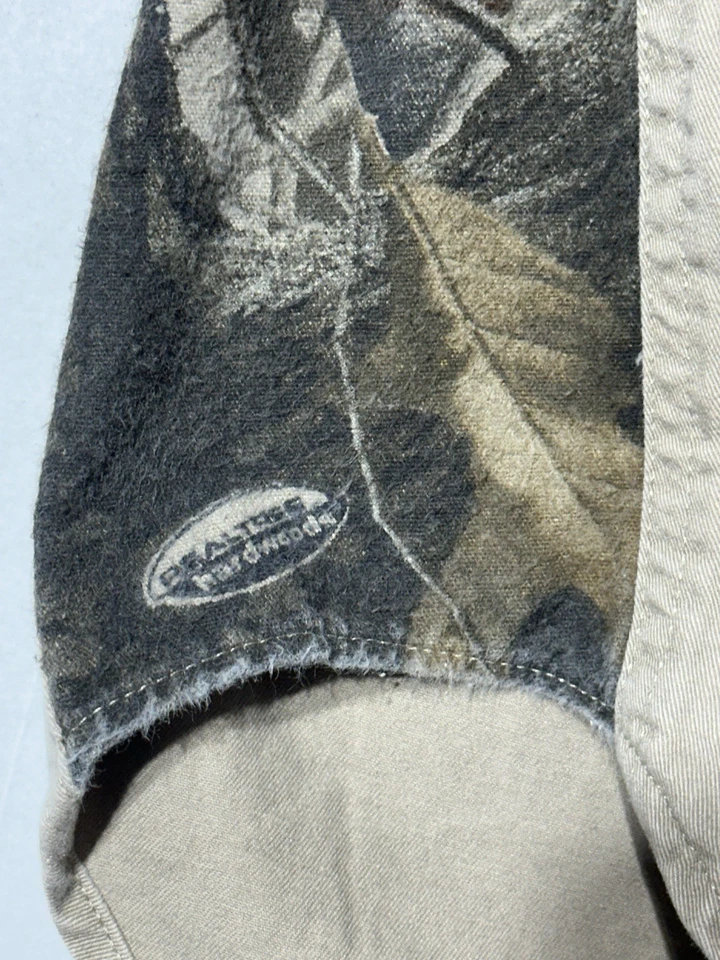 Pro Gear Wrangler Shirt Mens XL Long Sleeve Khaki Camo Shooting Hunting - Image 4 of 4