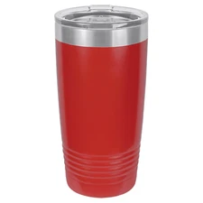 Polar Camel 20 oz. Red Vacuum Insulated Ringneck Tumbler Laser Engravable