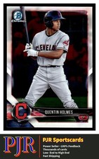 2018 Bowman Chrome #BCP88 Quentin Holmes Cleveland Indians  BUY 4 - 35% OFF