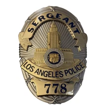 'Lethal Weapon 3' Roger Murtaugh Sergeant #778 Prop Replica Shield