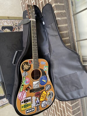 1970's Encore Acoustic Guitar Wall Hanger Decor