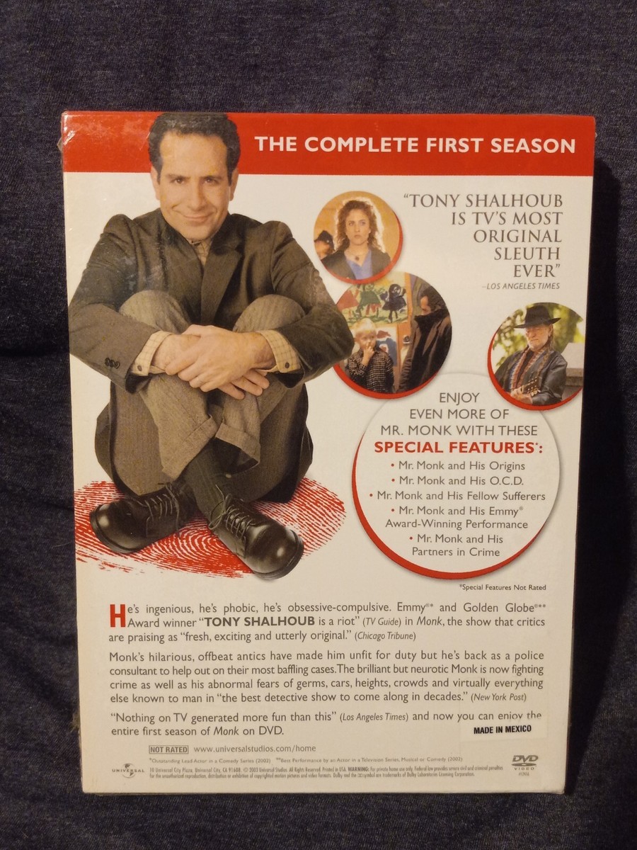 Monk TV Series Complete Season One Set (4 DVDs, 2006) BRAND NEW
