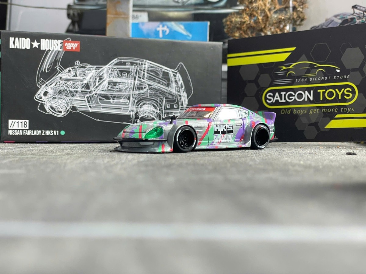 Chase Kaido House x Mini GT 1:64 Nissan Fairlady Z HKS V1