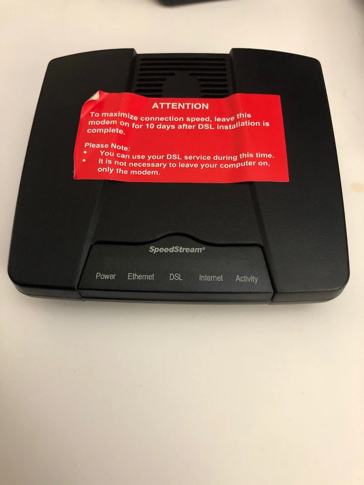 Módem Siemens SpeedStream 4100 Ethernet ADSL Nº de pieza 060-D141-A12 Envíos N 24h Foto 4 de 4