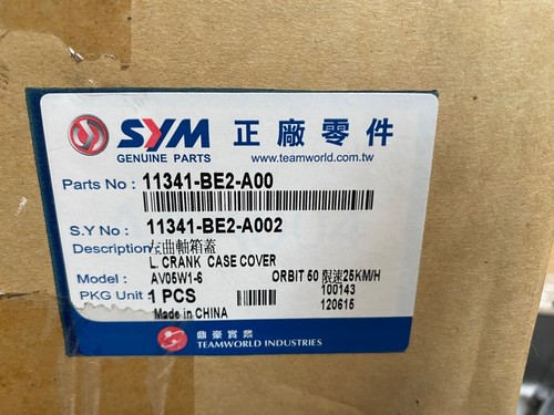 Genuine SYM Orbit 50 Symply 50 Left Hand Crankcase Cover Casing 11341-BE2-A00 - Picture 7 of 7