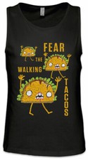 Canotta uomo Fear The Walking Tacos divertente Dead Taco Love Addiction zombie zombie