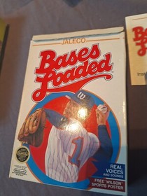 Bases Loaded Cib Nintendo Nes + Rare Insert