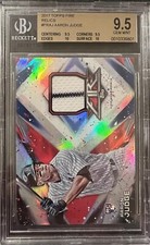 2017 Topps Fire Relics #FR-AJ  Aaron Judge RC SSP #76/110 BGS 9.5/2-10’s & 2-9.5