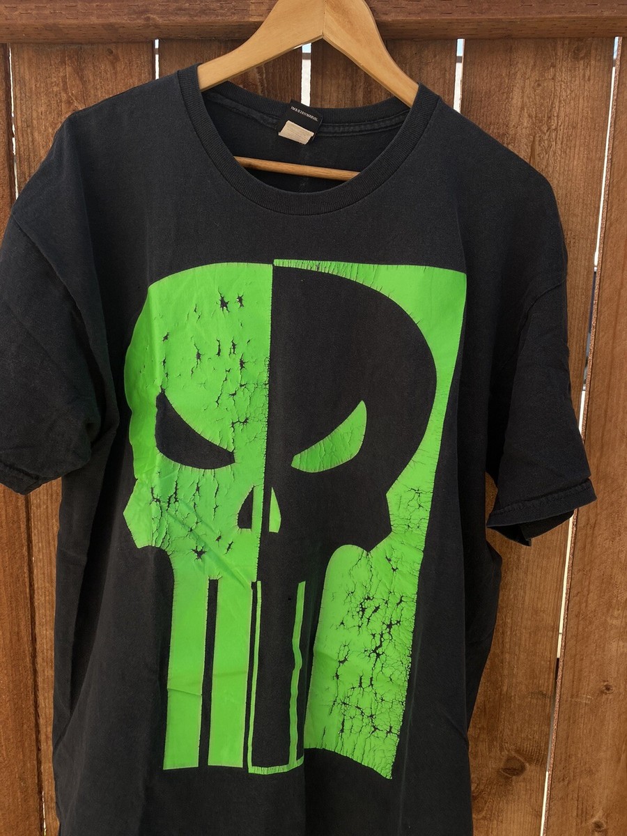 Vintage Mid 2000 Marvel T Shirt The Punisher Size XL
