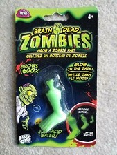 Glow in the Dark Zombie Foot Brain Dead Zombies Grow A Zombie Part Monster Toy