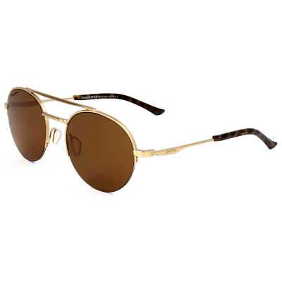 Smith Optics Unisex 52mm Semi Matte Gold Sunglasses Polarized TRANSPORTER-AOZ-52
