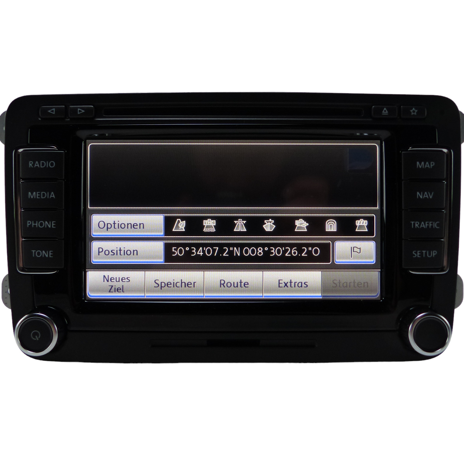 VW RNS 510 DVD Radio Navigation EU MAP V16 Touchscreen MP3 SD VW Golf VI Touran