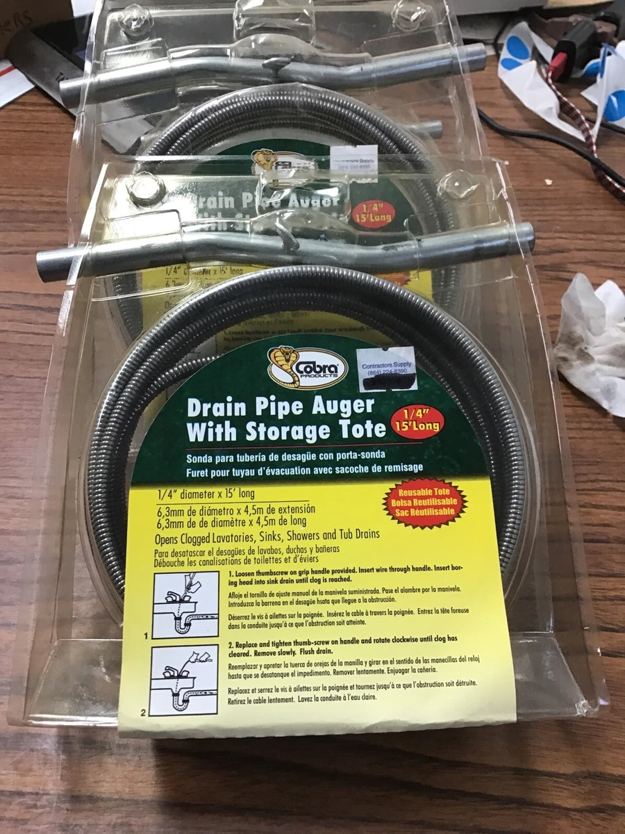 Cobra 25 L Drain Pipe Auger Max Warehouse