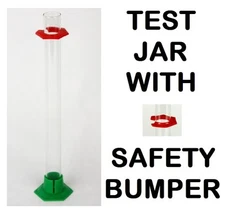 SWEET NEW GLASS 14" HYDROMETER TEST JAR for HARD LIQUOR PROOF & TRALLE % ALCOHOL
