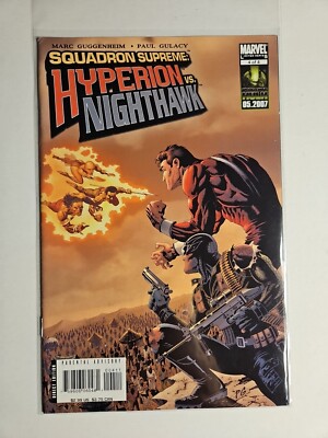 Squadron Supreme Hyperion Vs. Nighthawk #4 Marvel Comics June 2007