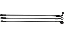 MAGNUM SHIELDING Designer Series Braided Non-ABS Front Brake Line Kit