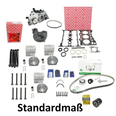 3xKolben STD+Lager+Dichtsatz für VW Up EcoFuel Skod Citigo 1.0 CNG CPG 04C107065