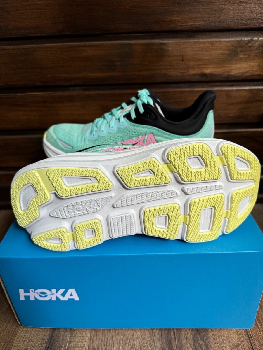 New Hoka Bondi 9 Women's Color Blue Spark/Mint Fluorite Size 8 | eBay