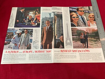 See Europe in Botany 500 Clothes Through Renauld Spectaculars Print Ad