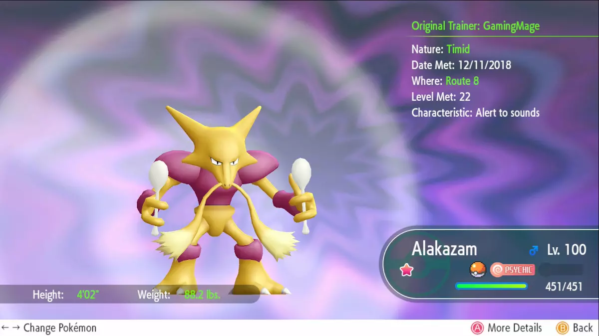 Pokemon Let's GO Shiny 6 IV Alakazam, Gengar & Dragonite [Fast Delivery]