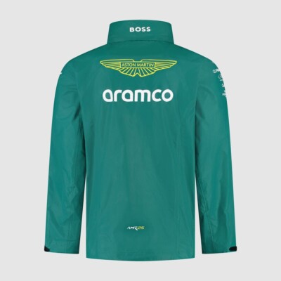 Aston Martin F1 2025 Team Rain Jacket Green | eBay