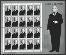 US Scott #3226 32¢ Alfred Hitchcock Legends of Hollywood MNH pane of 20 - 1998