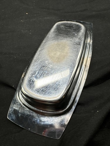 Vintage Kromex Crome Butter Dish Missing Glass Insert - Picture 16 of 16