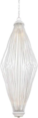 Feiss F3163/2psw-led Kellen LED 19 in Plaster White Chandelier Ceiling Light