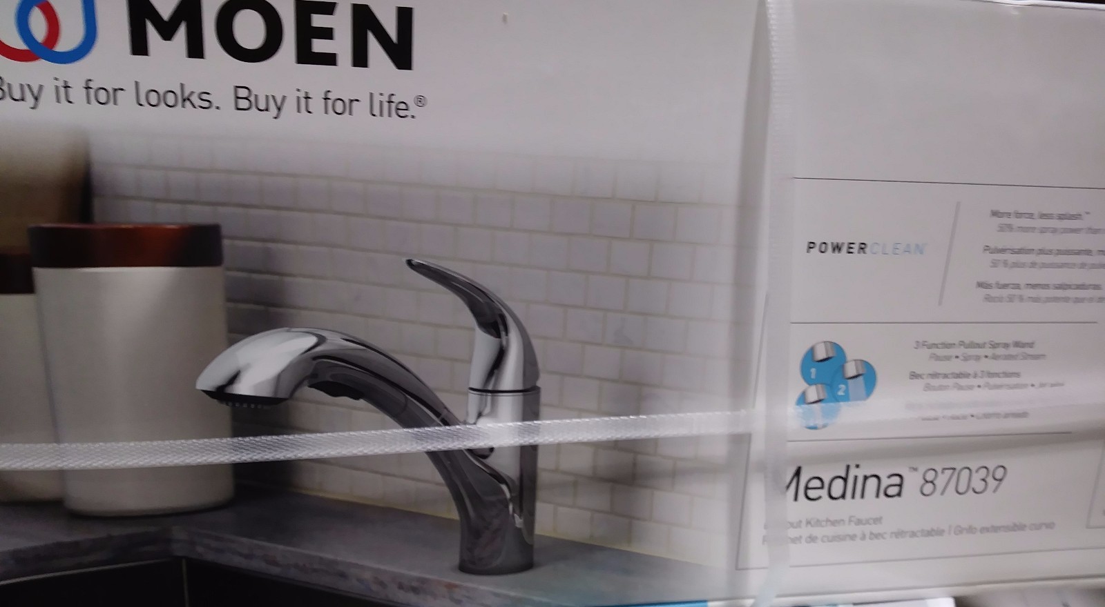 Moen Medina Chrome One Handle High Arc Pullout Kitchen Faucet 87039 eBay