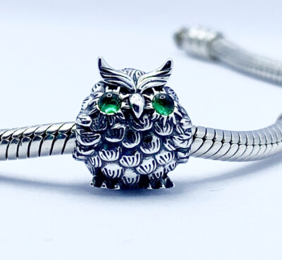 Exquisiter Eule Anhänger Farbwechsel Opal Augen echt 925 Sterling Silber  