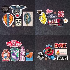 SK8 Stickers - Vans, DGK, Caballero, Santa Cruz, Hosoi, Powell, Real, Krooked