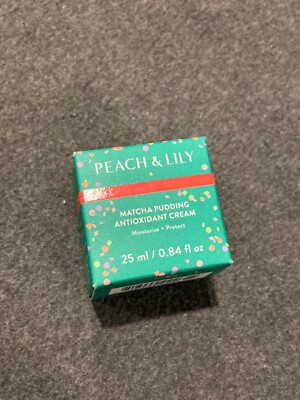 Peach & Lily Matcha Pudding Antioxidant Cream 0.84 Oz Travel Size (New In Box)