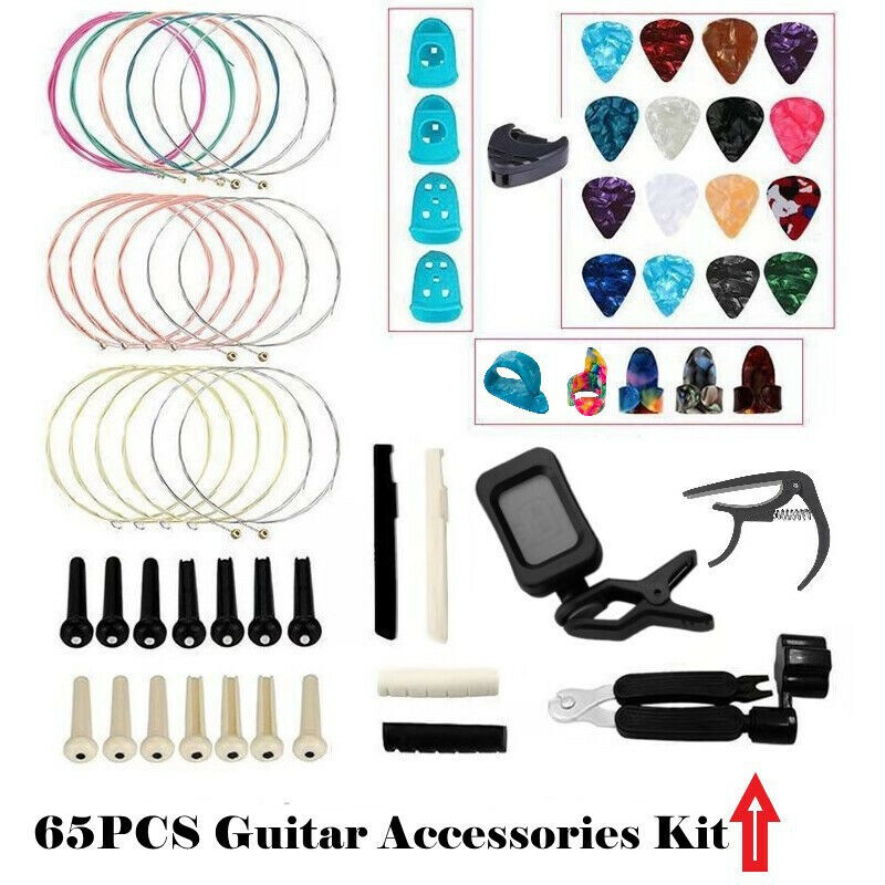 Kit di 65 Accessori per Chitarra