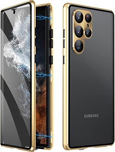 Custodia per Samsung Galaxy S23 Ultra 5G, Adsorbimento Magnetico Paraurti (z1f)