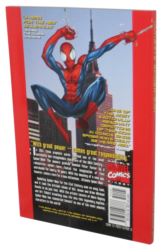 Ultimate Spider-Man Poder y Responsabilidad Volumen #1 Marvel 2002 TPB Foto 4 de 4